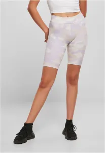 Camo Tech Cycle Lilaccamo Women's High Waist Shorts #2930823