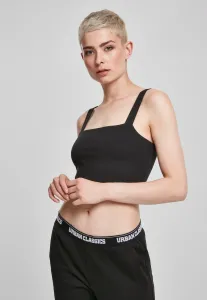 Women's Cropped Top 2-Pack Black/White #2913780