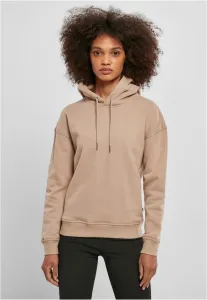 Women's Organic Soft Taupe Hooded