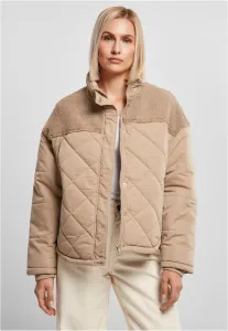 Women's Oversized Diamond Quilt Puffer Jacket softtaupe #2936557