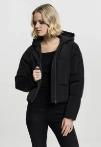 Women's Oversized Puffer Hooded Jacket Black