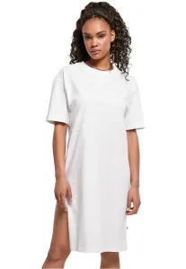 Women's Organic Oversized T-Shirt with Slit White #2892926