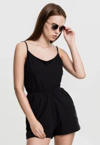Women's short spaghetti jumpsuit in black color #2926872