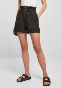 Women's Paperbag Shorts - Black