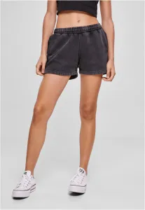 Women's Stone Washed Shorts - Black #2935312