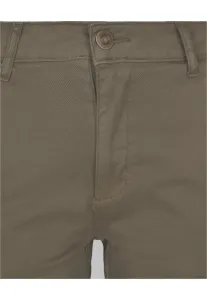 Women's high-waisted cargo trousers olive #2931304