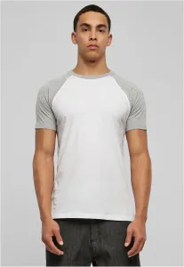 Contrasting raglan T-shirt wht/grey