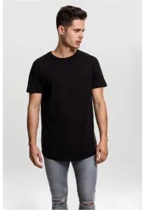 Long T-shirt in the shape of black