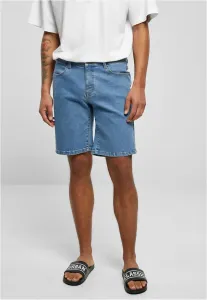 Relaxed Fit Denim Shorts Light Blue Washed #2886356