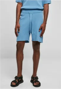 Ribbed shorts horizontal blue