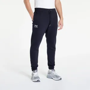 Under Armour Men's UA Essential Fleece Joggers Black/White XL Pantaloni fitness