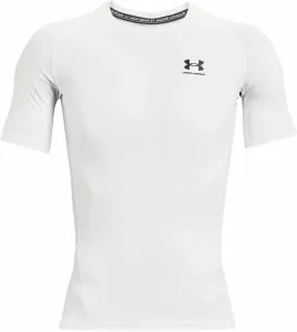 Under Armour Men's HeatGear Armour Short Sleeve White/Black 2XL Maglietta fitness
