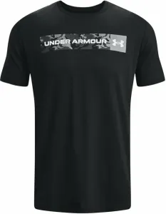 Under Armour Men's UA Camo Chest Stripe Short Sleeve Black/White 2XL