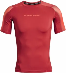 Under Armour Men's UA HeatGear Armour Novelty Short Sleeve Chakra/After Burn L Maglietta fitness