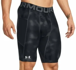 Under Armour Men's UA HG Armour Printed Long Shorts Black/White M Pantaloni fitness