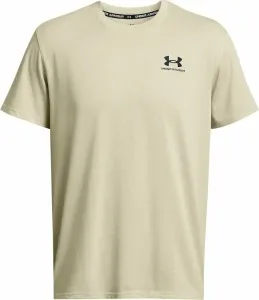 Under Armour Men's UA Logo Embroidered Heavyweight Short Sleeve Silt/Black L Maglietta fitness