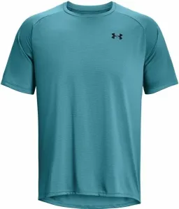 Under Armour Men's UA Tech 2.0 Textured Short Sleeve T-Shirt Glacier Blue/Black 2XL