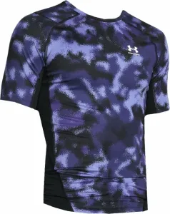 Under Armour UA HG Armour Printed Short Sleeve Starlight/White L Maglietta fitness