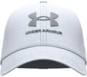 Under Armour Isochill Armourvent Mens Cap White/Pitch Gray M/L