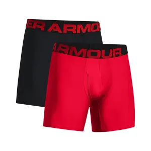 Under Armour Tech 6In 2 Pack Red #248028