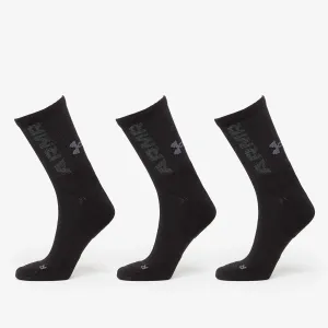 Under Armour 3-Maker Cushioned Mid-Crew 3-Pack Socks Black #2503678