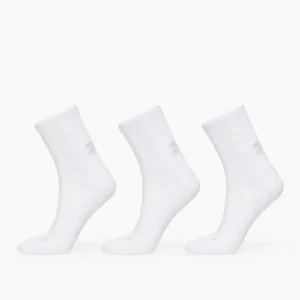 Under Armour 3-Maker Cushioned Mid-Crew 3-Pack Socks White #2503682