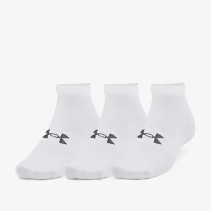 Under Armour ESSential Low Cut 3Pk White/ White/ Pitch Gray #3010436