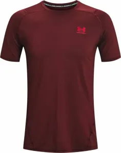 Under Armour Men's HeatGear Armour Fitted Short Sleeve Chestnut Red/Radio Red S