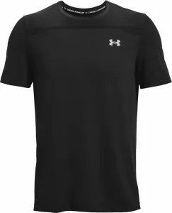 Under Armour UA Seamless Short Sleeve T-Shirt Black/Mod Gray M Maglietta da corsa a maniche corte