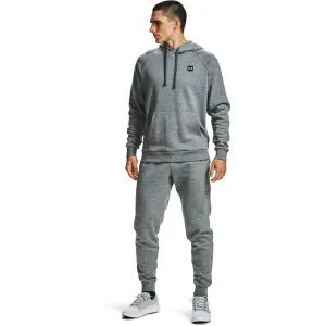 Under Armour Rival Fleece Hoodie Pitch Gray Light Heather/ Onyx White #248046