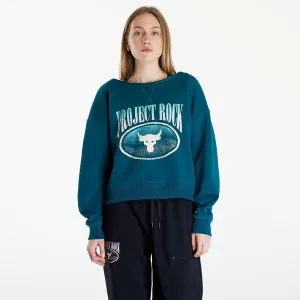 Under Armour Project Rock Terry Sweatshirt Turquoise #3094388