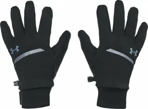 Under Armour UA Storm Fleece Run Gloves Black/Reflective L Guanti da corsa
