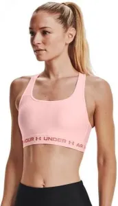 Under Armour Women's Armour Mid Crossback Sports Bra Beta Tint/Stardust Pink L Intimo e Fitness