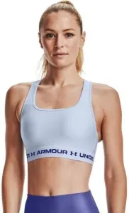 Under Armour Women's Armour Mid Crossback Sports Bra Isotope Blue/Regal XS Intimo e Fitness