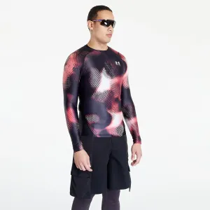 Under Armour IsoChill Printed Compression LS Black/ Phosphor Green #257324