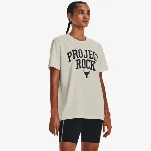 Under Armour Project Rock Heavyweight Campus T-Shirt White #3010509
