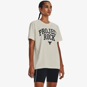 Under Armour Project Rock Heavyweight Campus T-Shirt White #3010508