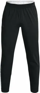 Under Armour UA Storm Run Pants Black/White/Reflective M Pantaloni / leggings da corsa