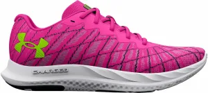 Under Armour Women's UA Charged Breeze 2 Running Shoes Rebel Pink/Black/Lime Surge 36 Scarpe da corsa su strada