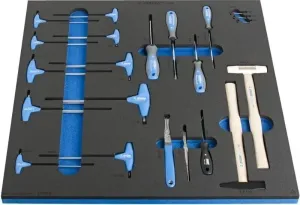 Unior Set of Tools in Tray 1 for 2600D Assortimento di utensili