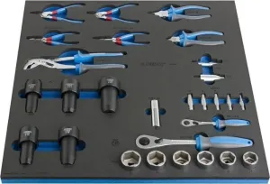 Unior Set of Tools in Tray 3 for 2600D Assortimento di utensili