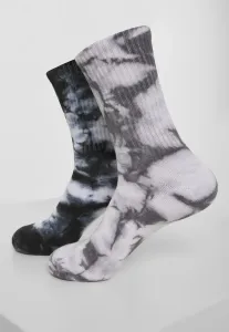 High Socks Tie Dye 2-Pack Black/Grey