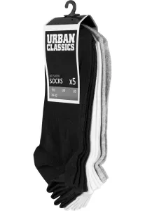 No Show Socks 5-Pack BLK/WHT/Gry #2927470