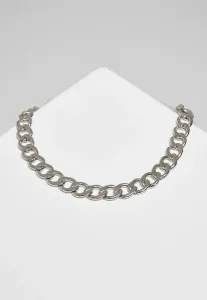 Large Silver Chain Necklace