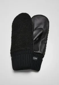 Synthetic leather gloves Sherpa black #2930697