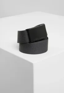 Canvas belts charcoal/black