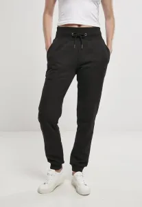 Women's Organic High Waisted Sweat Pants Black