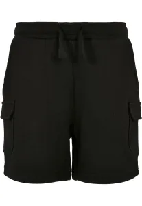 Boys' Organic Cargo Sweat Shorts - Black