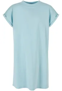 Ocean Blue Extended Shoulder Turtle Dress for Girls