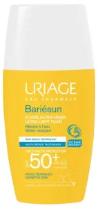 Uriage Fluido viso solare SPF 50+ Bariesun (Ultra-Light Fluid) 30 ml
